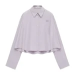Trapeze shirt in cotton