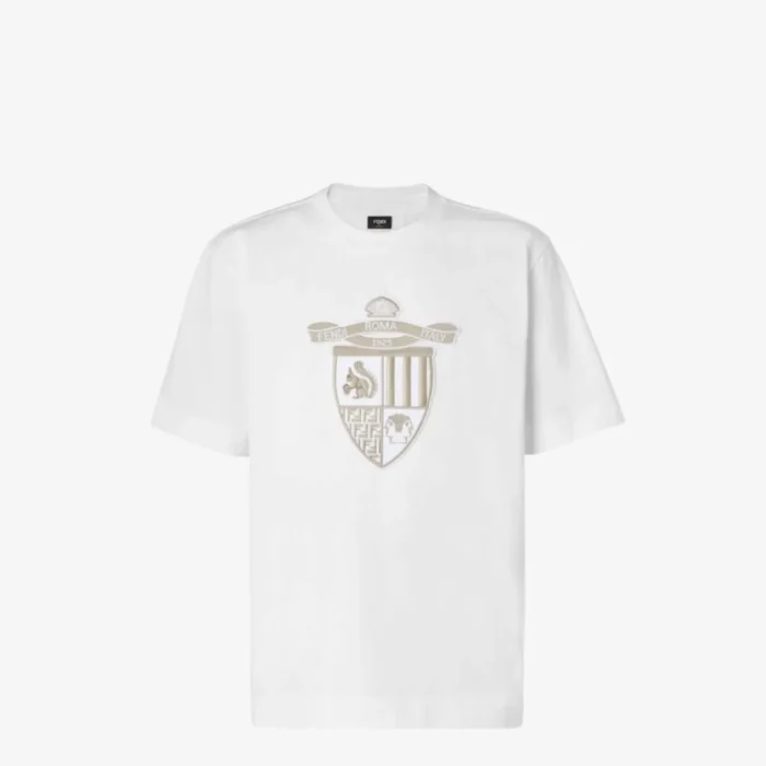 T-shirt en coton noir Fendi - Image 1