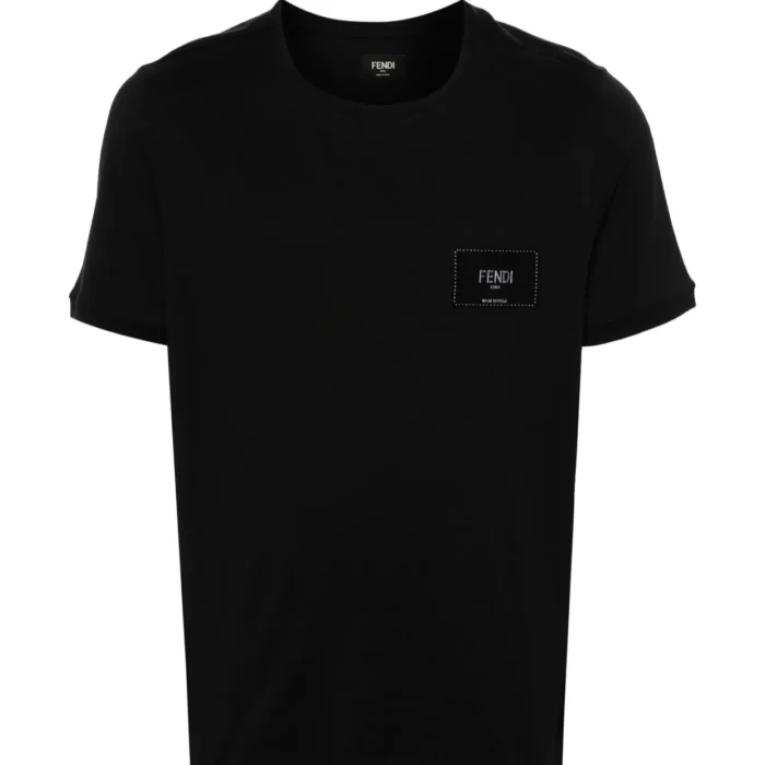 T-Shirt Cotton Black - Image 1