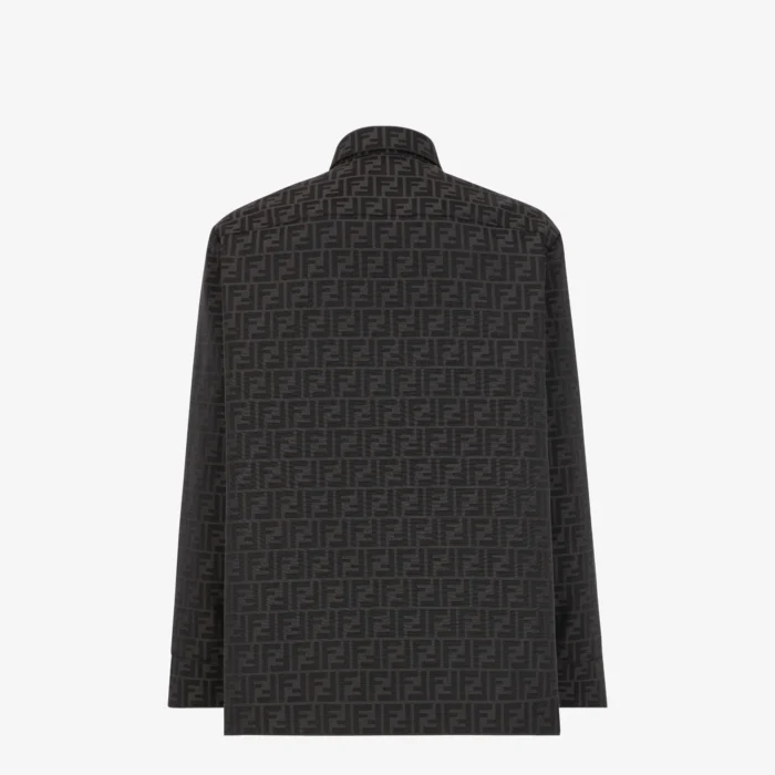 FF-monogram Shirt Jacket | Black - Image 3