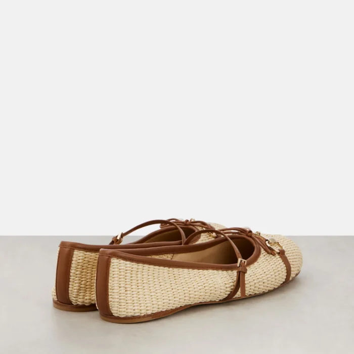 Raffia Ballet Flats - Image 3