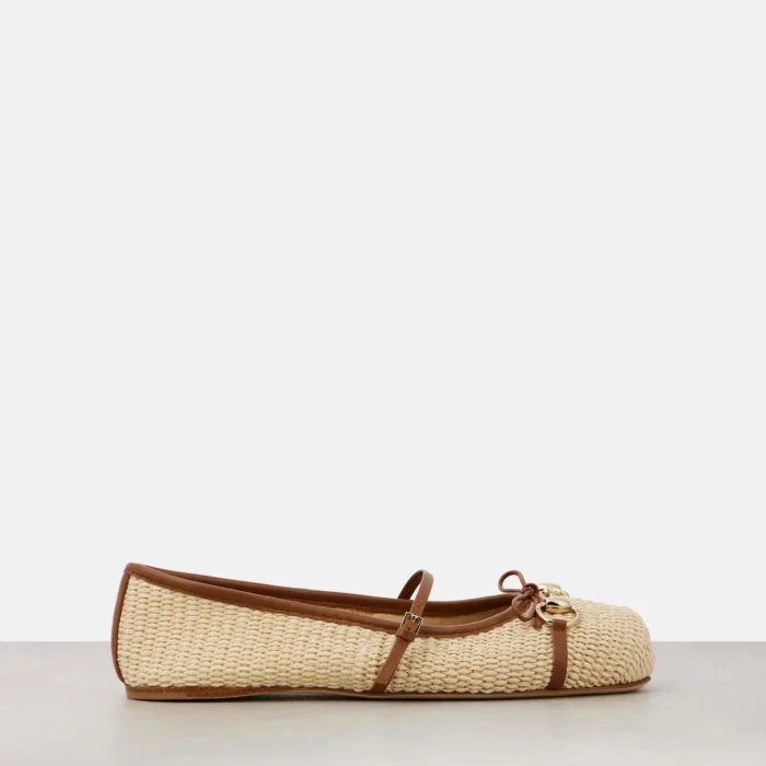 Raffia Ballet Flats - Image 2