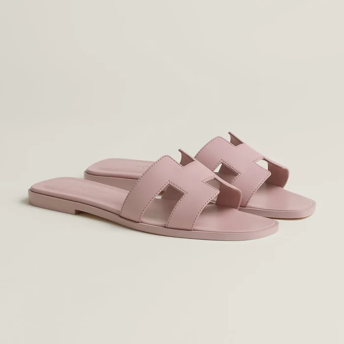 Sandal in calfskin with iconic "H" cut-out detail - Image 1