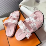 Techno-sandal in Epsom calfskin