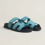 Techno-sandal in Epsom calfskin
