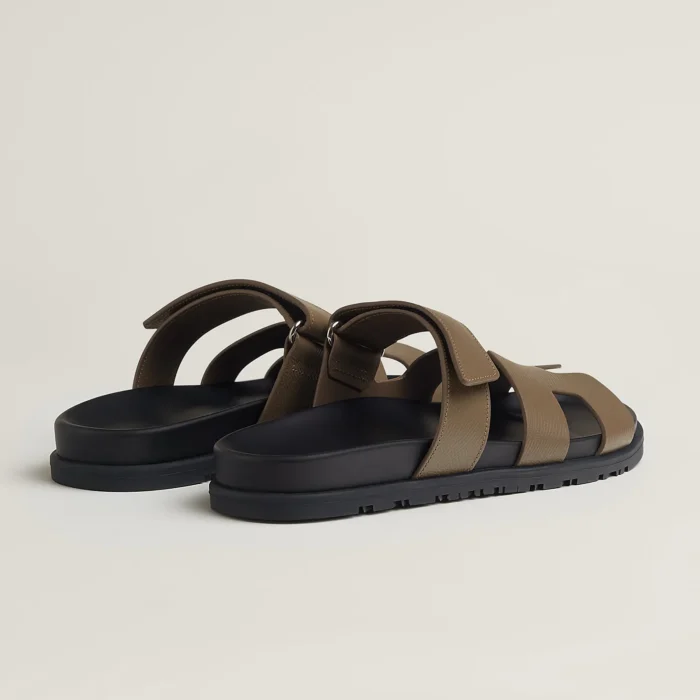 Techno-sandal in Epsom calfskin - Image 3