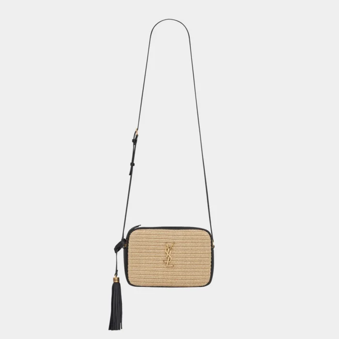 Saint Laurent YSL Bo Mng Lou M Raffia Kathma - Image 1