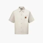 Silk-Blend Short-Sleeved Shirt