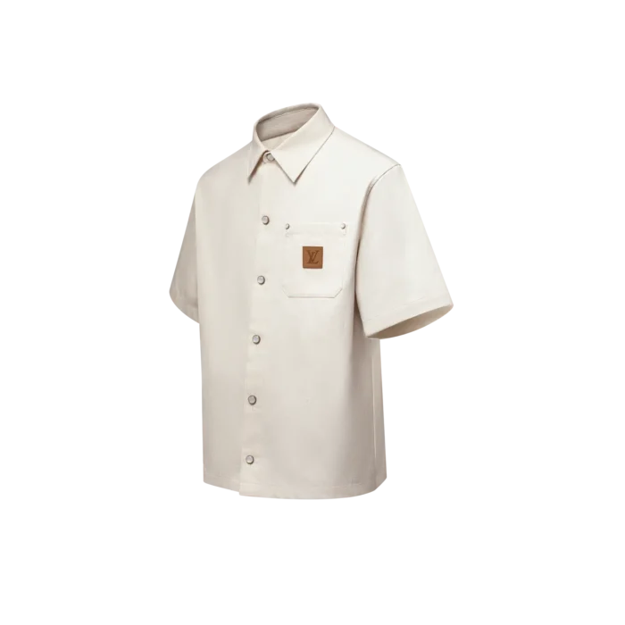Silk-Blend Short-Sleeved Shirt - Image 2