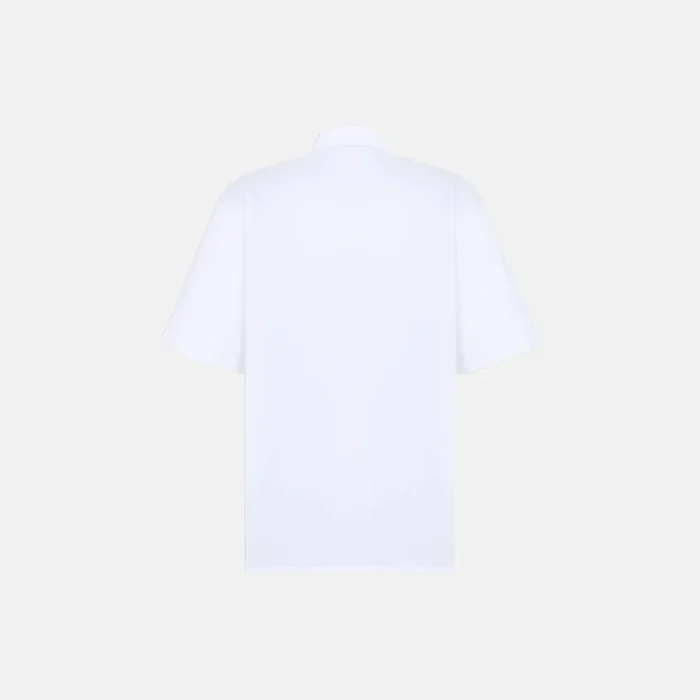 Short Sleeved Shirt With Lily Of The Valley Embroidery - Image 2